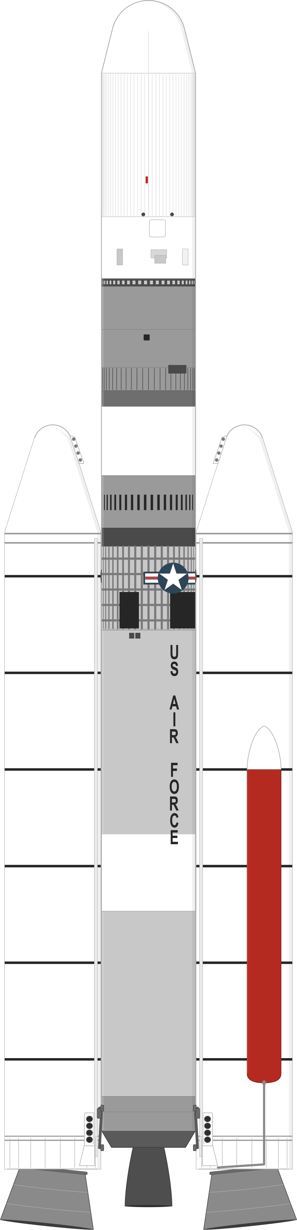 Drawing of the Titan IIIC for DSP 8