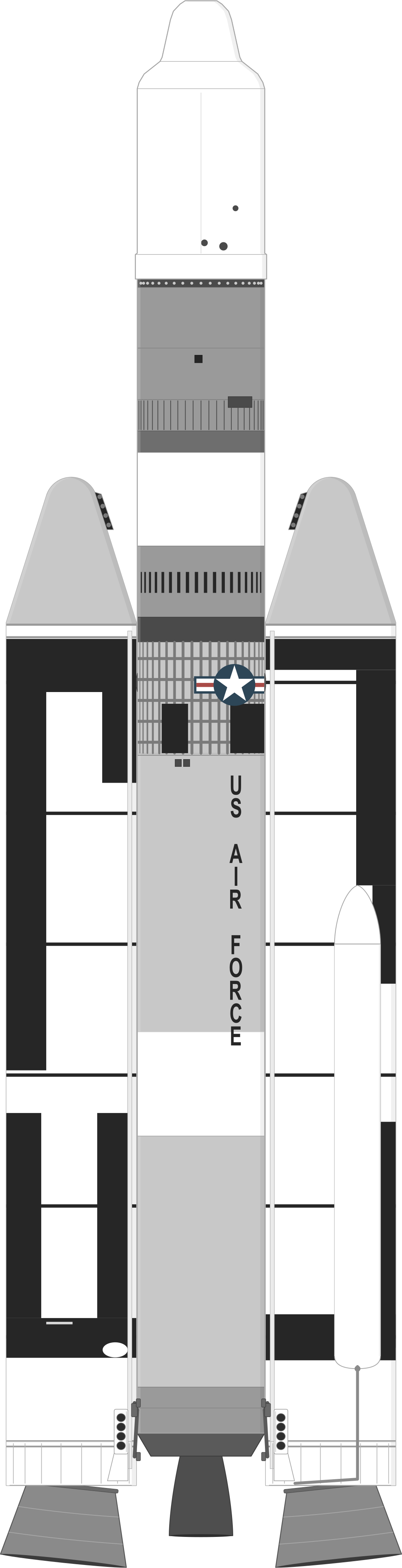 Drawing of the Titan IIIC for Vela 4A & 4B