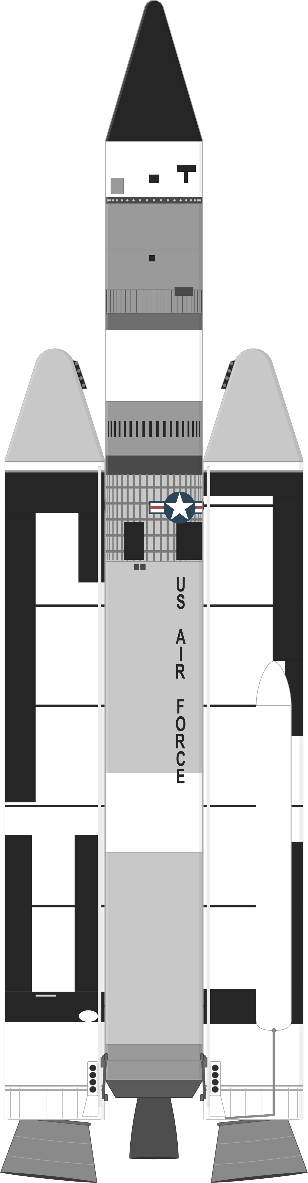 Drawing of the Titan IIIC for Chalet 8