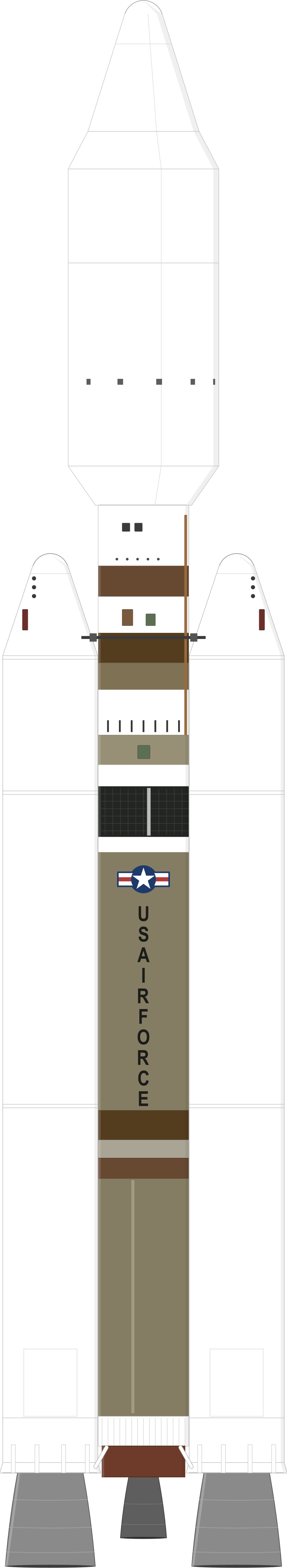 Drawing of the Titan 402B IUS for DSP 20