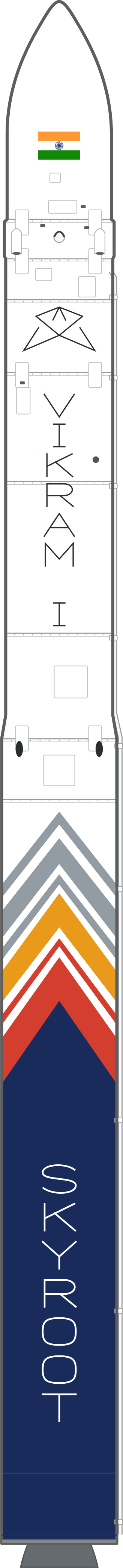 Drawing of the Vikram-I