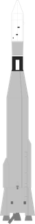 Atlas LV-3 Agena B launch vehicle from USA