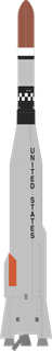 Atlas LV-3 Agena D launch vehicle from USA