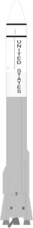 Atlas LV-3C Centaur launch vehicle from USA