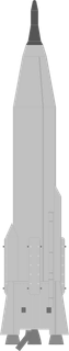 SM-65D Atlas launch vehicle from USA