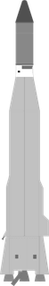 SM-65F Atlas launch vehicle from USA