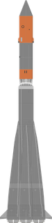Molniya 8K78M-PVB launch vehicle from RUS