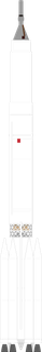 Proton-K launch vehicle from RUS