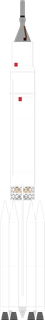 Proton-K launch vehicle from RUS