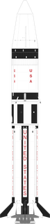 Saturn IB launch vehicle from USA