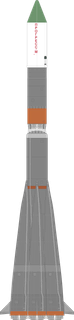 Soyuz U launch vehicle from RUS