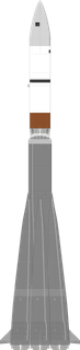 Voskhod launch vehicle from RUS