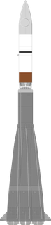 Voskhod launch vehicle from RUS
